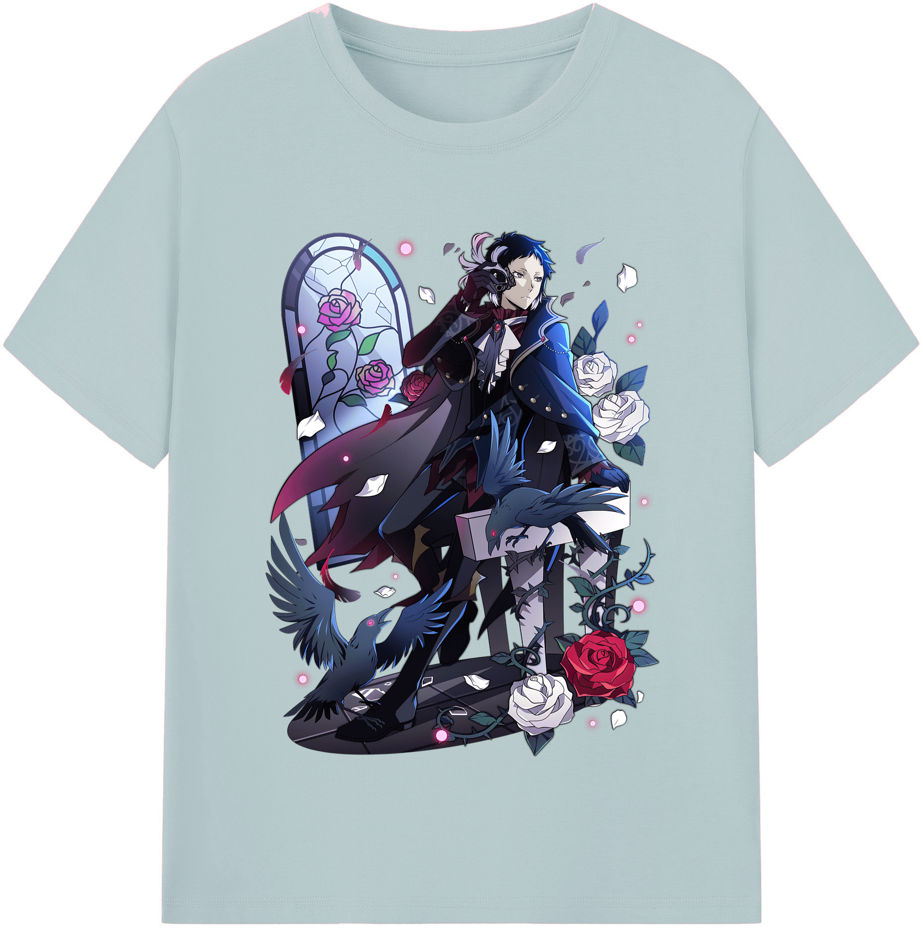 （画像用） 文豪ストレイドッグス Bungo Stray Dogs 綿100％半袖Tシャツ（フロントプリント）